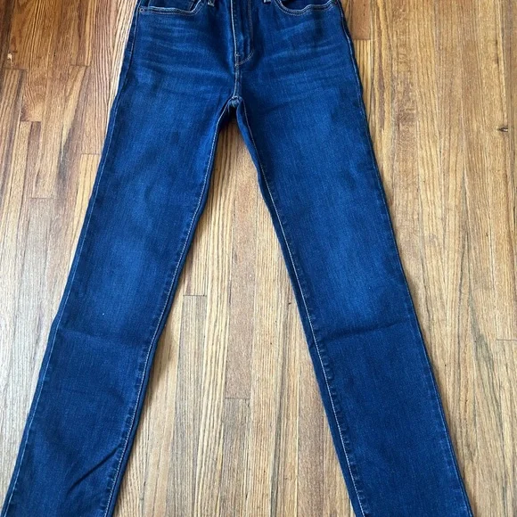 Levi's Blue Ankle Cropped Jeans - Picture 2 of 5